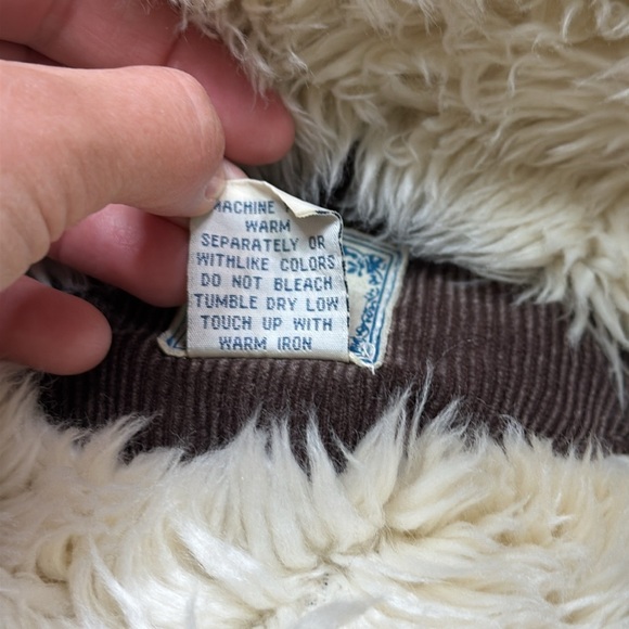 Grizzly Sherpa Lined Snap Button Up Corduroy Jacket Size Large - Picture 8 of 10